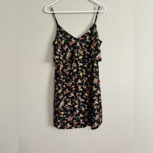 Gently Used Floral Print Dress - Size L